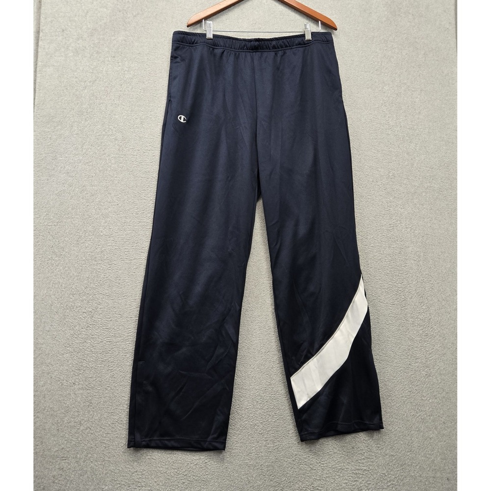 Champion Women Activewear Pants XL Navy Nova Straight Logo‎ 31" Inseam NWT